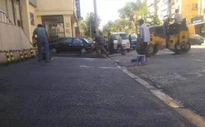 asphalt pavement construction